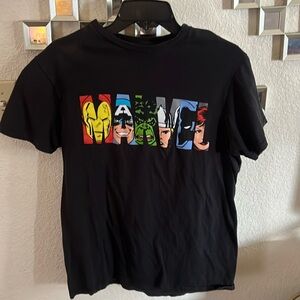 Black Marvel T-Shirt Medium Men’s